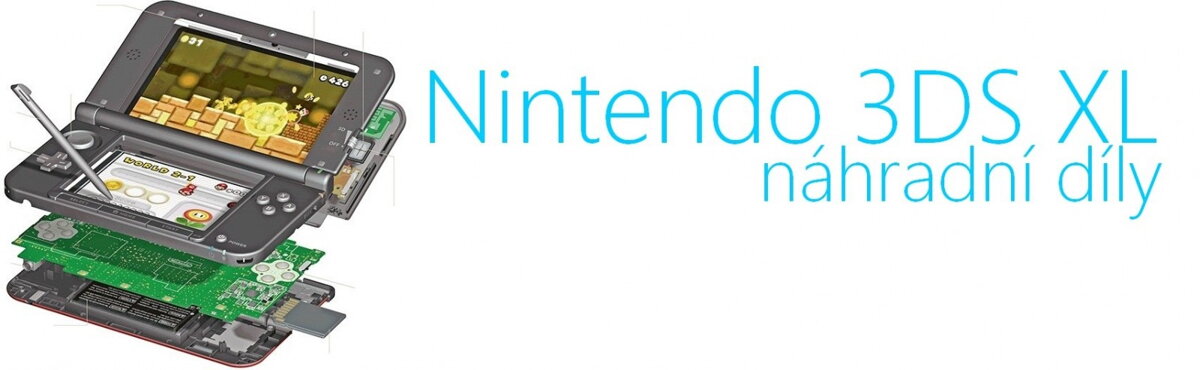 nintendo 3ds xl náhradní díly