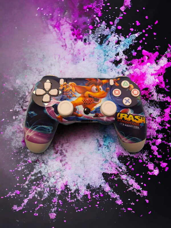PS4 bezdrátový ovladač Crash Bandicoot