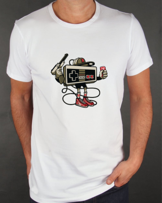 Retro Game gangster tričko