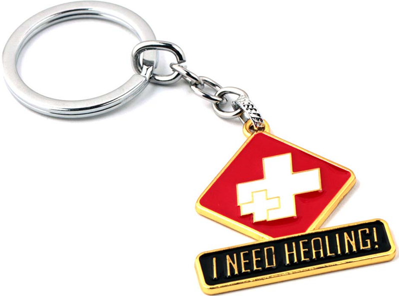 Klíčenka Overwatch Healing zlatá