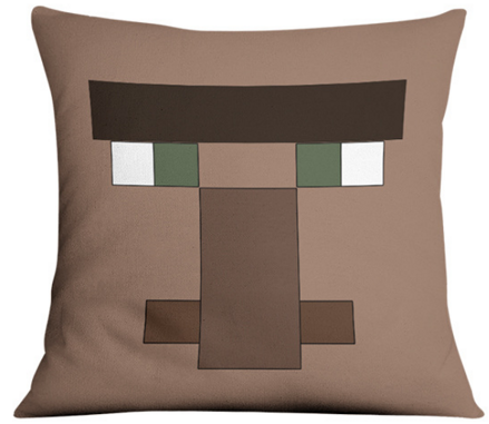 Povlak na polštář Minecraft Villager 45x45
