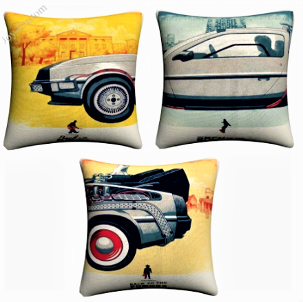 Set tří povlaků na polštář Back To The Future 45x45cm