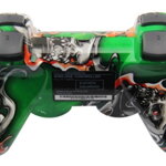 Ovladač PS3 Bluetooth Anime Skull Green