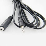 Audio kabel 3,5mm jack na 3,5mm jack samice délka 2,6m 