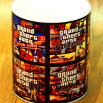 GTA Mix hrnek + 2x placka 