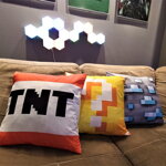 Povlak na polštář Minecraft Diamond ore 45x45