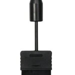 Ovladač PS2 kabelový čirý crystal