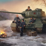 Plakát World of Tanks T-34 HQ lesk
