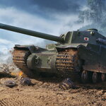 Plakát World of Tanks Type 5 Heavy HQ lesk 