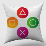 Povlak na polštář s Playstation tlačítky V2 45x45cm