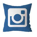 Povlak na polštář Instagram 45x45cm