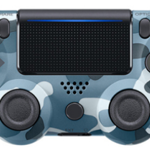 PS4 bezdrátový ovladač s modrou kamufláží