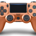 PS4 bezdrátový ovladač matný oranžový