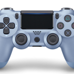 PS4 bezdrátový ovladač matný světle modrý