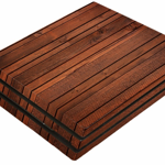 PS4 PRO polep WOOD