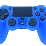Silikonový obal PS4 modrý
