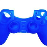 Silikonový obal PS4 modrý