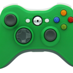 Bezdrátový ovladač XBOX 360 / PC 2,4 GHz zelený