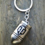 Klíčenka World of Tanks náboj - stříbrný