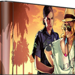 XBOX 360 E polep GTA 5 V4